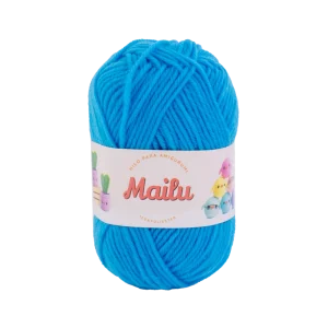HILO AMIGURUMI CROCHET SOFT 50GR CELESTE BRILLOSO
