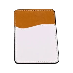 PORTA TARJETA DE CELULAR PU SUBLIM MARRON