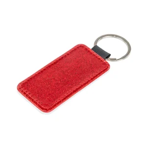 LL. PU C/ GLITTER RECTANGULAR ROJO