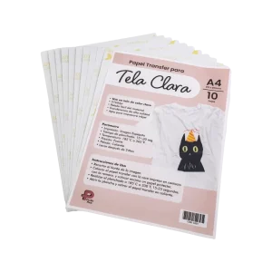 PAPEL TRANSFER CLARO 10HOJAS