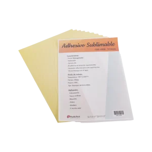 PAPEL ADH. TRASPARENTE SUBLIMABLE 10XA4