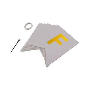 BANDERIN FELIZ CUMPLEAÑOS BLANCO