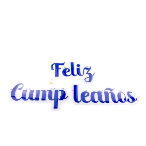 BANDERIN FELIZ CUMPLEAÑOS (LETRA 1MT/CINTA 1.5MT)