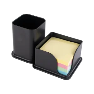 PORTA LAPIZ + PORTA BLOCK NEGRO