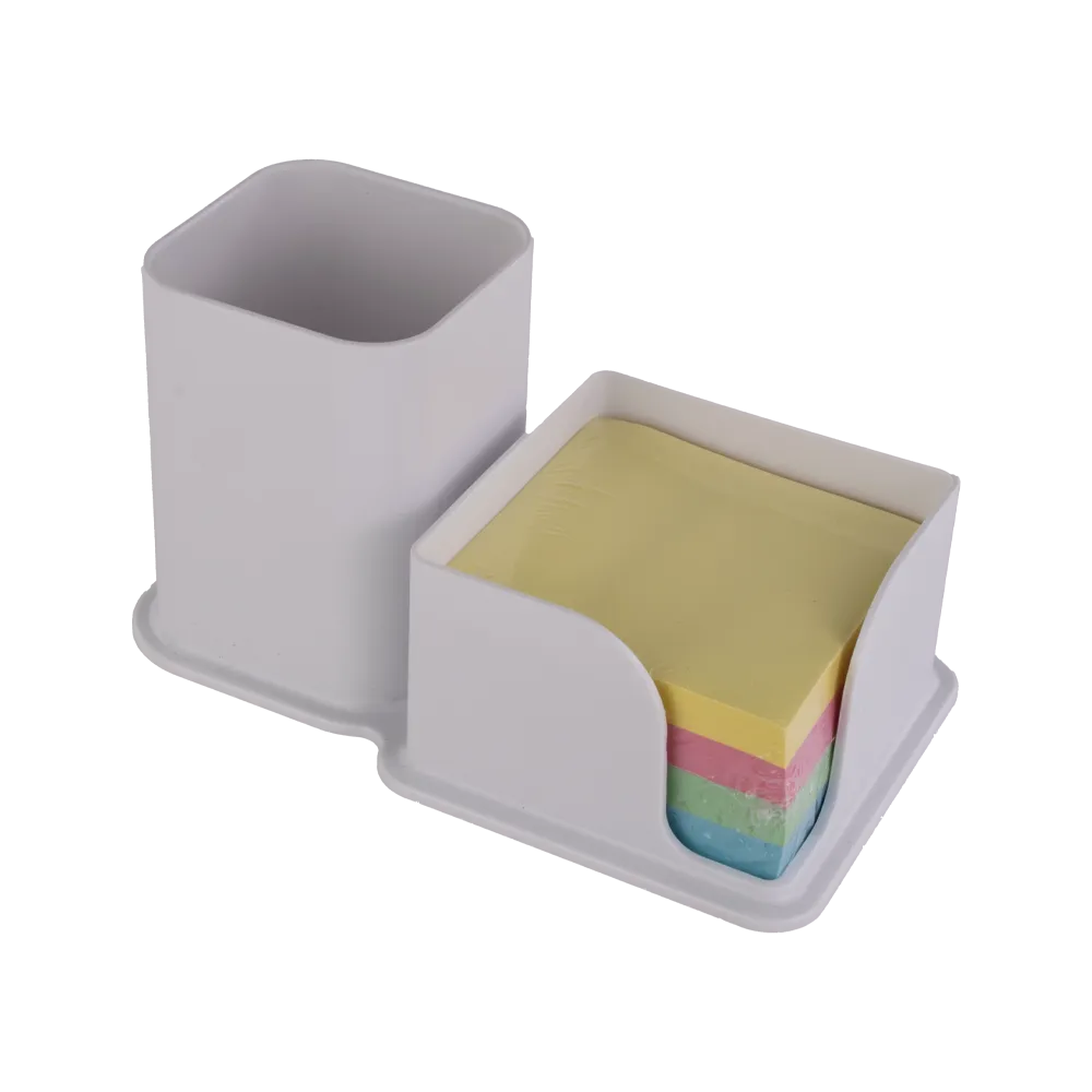PORTA LAPIZ + PORTA BLOCK BLANCO