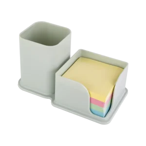 PORTA LAPIZ + PORTA BLOCK VERDE PASTEL