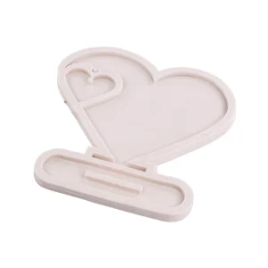 MOLDE PLACA CORAZON CON COLGANTE LATERAL 14.5*12
