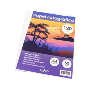 PAPEL FOTOGRAFICO A4 120G 50HOJAS