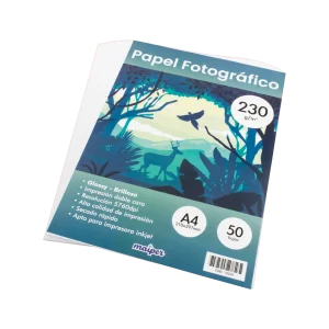PAPEL FOTOGRAFICO A4 230G 50HOJAS