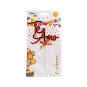 TOPPER PLASTICO METALIZADO