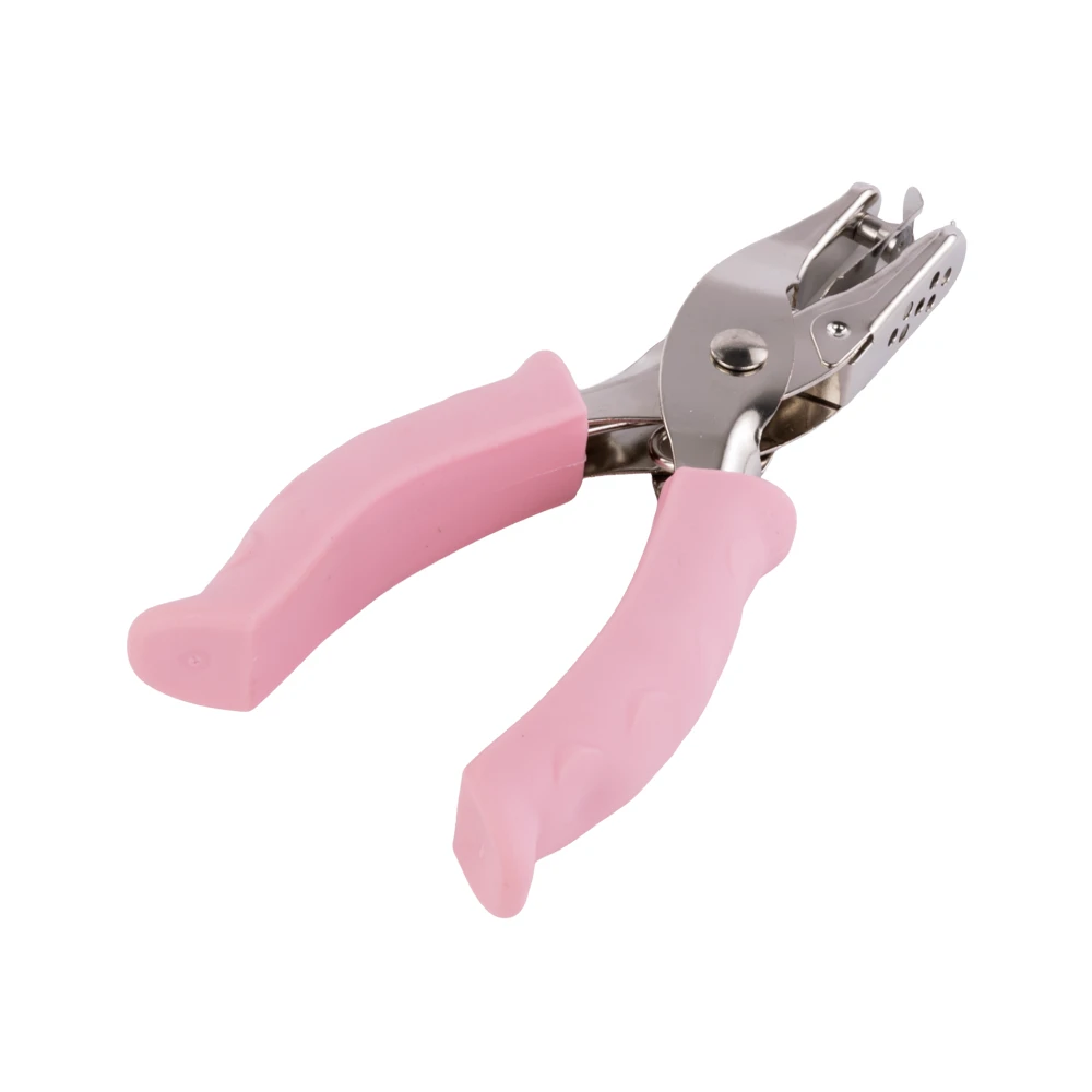 PERFORADORA 1 HUECO 6MM ROSA BB