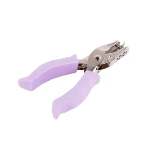 PERFORADORA 1 HUECO 6MM LILA PASTEL