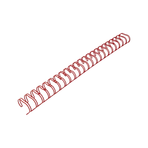 WIREO A4 5/8" ROJO 23 ANILLOS 4UNID 2:1