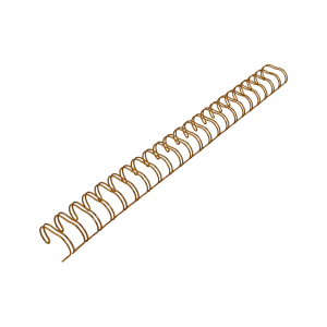 WIREO A4 5/8" DORADO 23 ANILLOS 4UNID 2:1