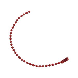 CADENA DE BOLITAS ROJO 20UNID