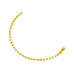 CADENA DE BOLITAS AMARILLO 20UNID