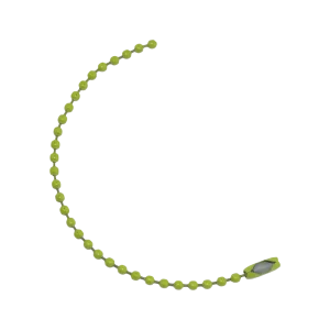 CADENA DE BOLITAS VERDE LIMON 20UNID