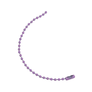 CADENA DE BOLITAS LILA PAST 20UNID