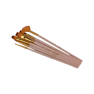 KIT DE PINCELES 6UNID ROSA