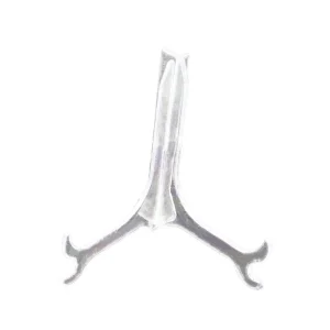 SOPORTE DE PLATO TRANSPARENTE 11.5*10