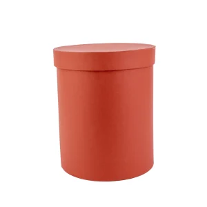 BOX CILINDRO 16*20CM ROJO