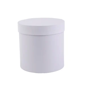 BOX CILINDRO 13*13CM BLANCO