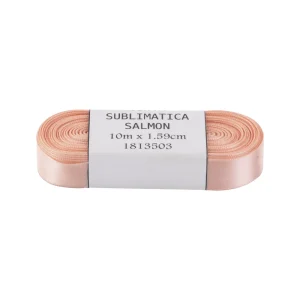 CINTA BEBE SUBLIM SALMON 1.59CM X 10M