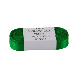 CINTA BEBE SUBLIM VERDE 1.59CM X 10M