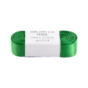 CINTA BEBE SUBLIM VERDE 2.22CM X 10M