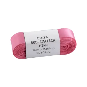 CINTA SUBLIMA PINK 2.5CM X 10M