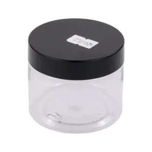 ENVASE TRANSPARENTE TAPA NEGRA 150ML