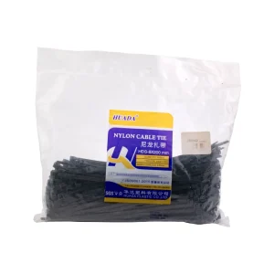 PRECINTA 8*200 250UNID BLANCO/NEGRO