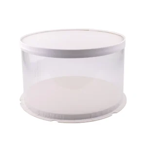 CAJA P/ TORTA REDONDO 30*18CM BLANCO