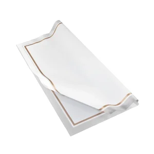 PAPEL COREANO FRAN TRANSP BORD DOR BLANCO 58*58 20