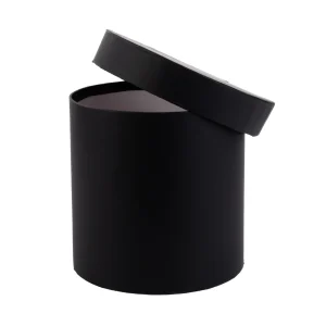 BOX CILINDRO 13*13CM NEGRO