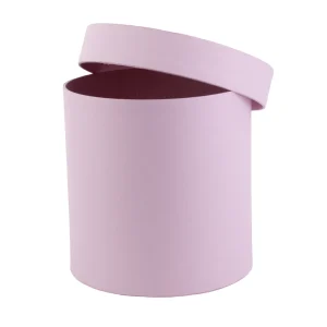 BOX CILINDRO 13*13CM ROSADO