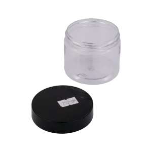 ENVASE TRANSPARENTE TAPA NEGRA 150ML