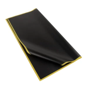 PAPEL COREANO NEGRO C/ BOR.DOR 58*58 20HOJAS