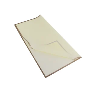 PAPEL COREANO AMARILLO C/ BOR.DOR 58*58 20HOJAS