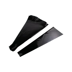 BOLSA PARA FLOR NEGRO 13*13*15CM (C/ MANIJA 32CM)