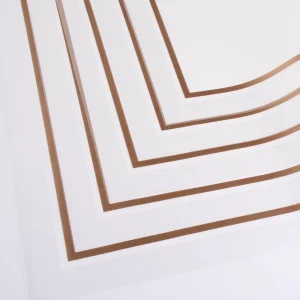 PAPEL COREANO FRAN TRANSP BORD DOR BLANCO 58*58 20