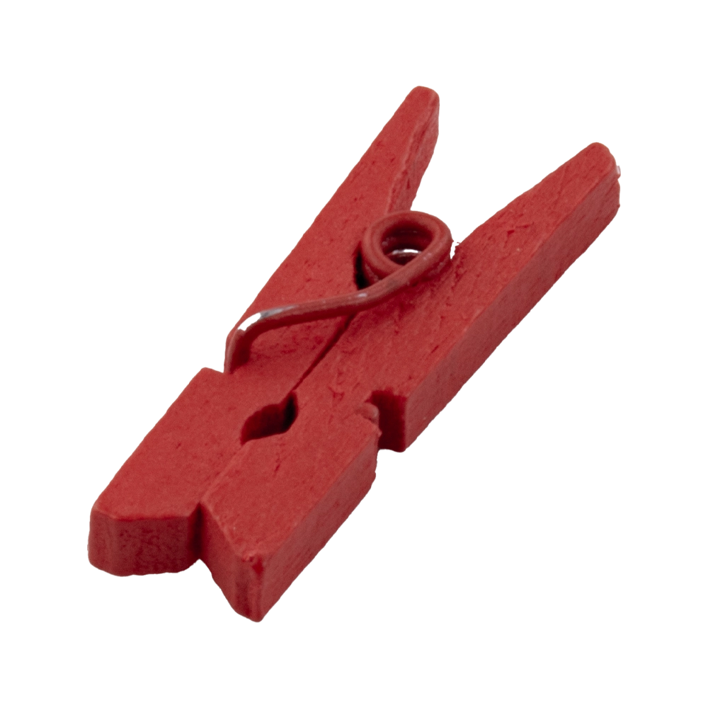 Pincitas de Madera Rojas – 50 Unidades