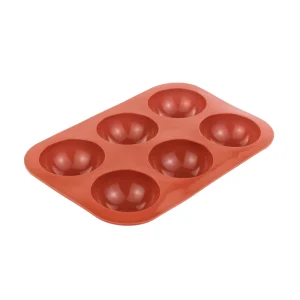 Molde para Jabón Media Esfera de 6 Cavidades 19,3 x 13 cm